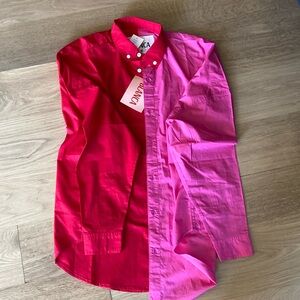 Blanca two tone button down shirt size Xs/S.brand new